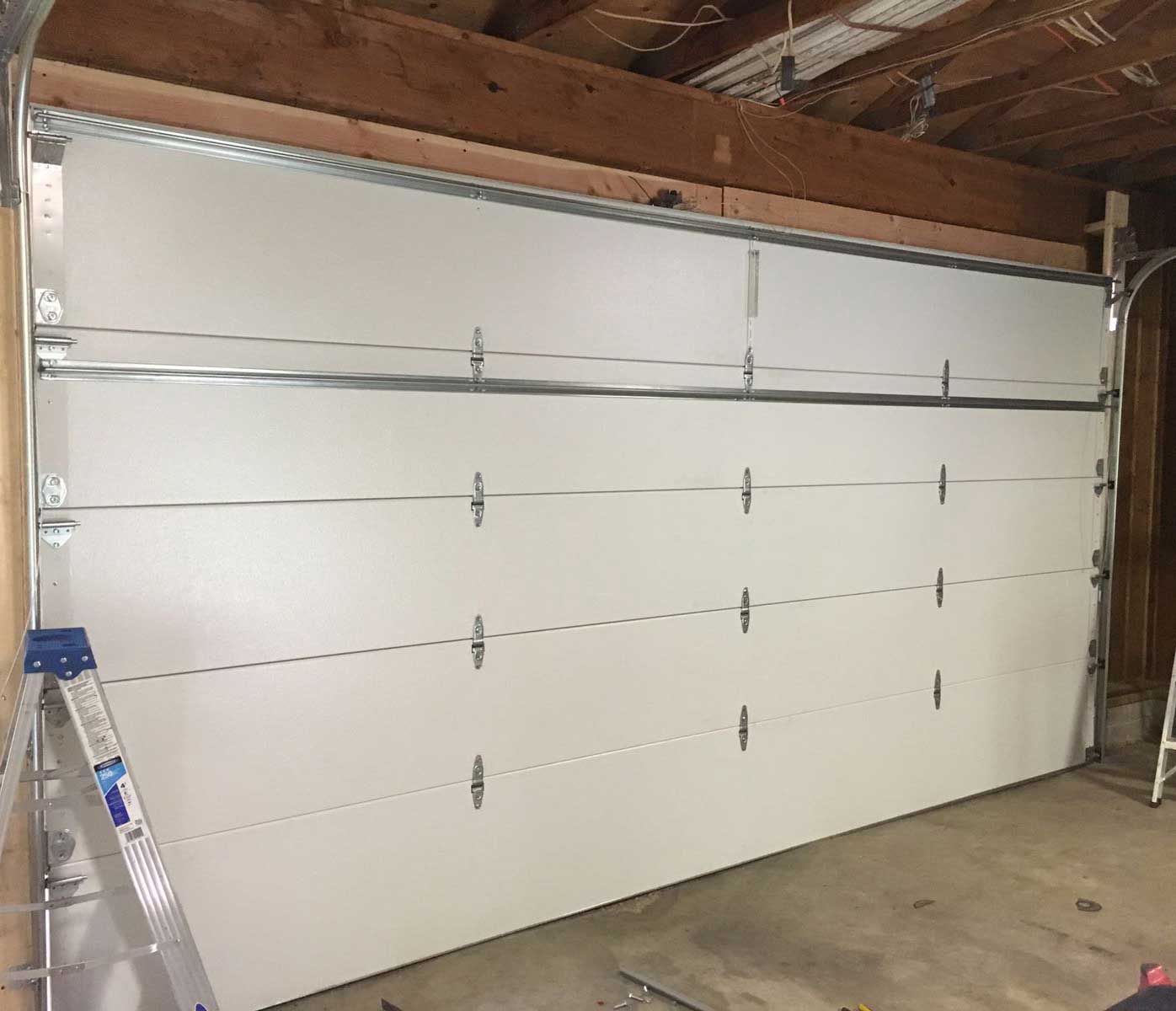steel garage door installation